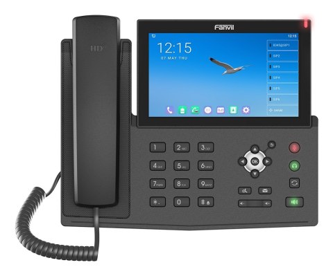 Telefon IP Fanvil X7A przewodowa słuchawka LCD 20 linii Wi-Fi