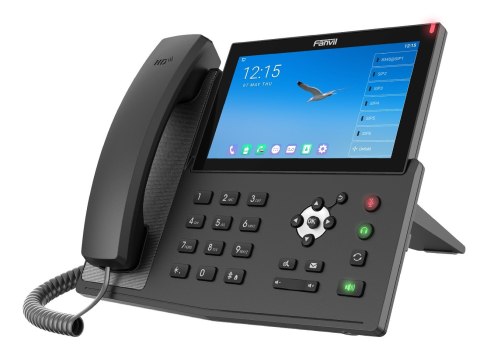 Telefon IP Fanvil X7A przewodowa słuchawka LCD 20 linii Wi-Fi
