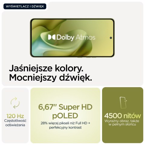 Telefon Motorola moto g86 5G, 16,9 cm (6.67"), 8 GB RAM, 256 GB pamięci, aparat 50 MP, Android 15, kolor zielony