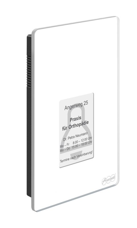 Terminal kontroli dostępu Auerswald TFS-Dialog 400 z czytnikiem linii papilarnych - biały