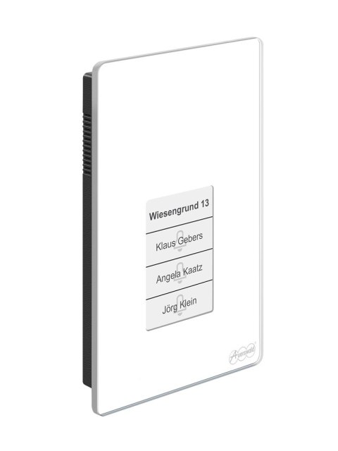 Terminal kontroli dostępu Auerswald TFS-Dialog 400 z czytnikiem linii papilarnych - biały