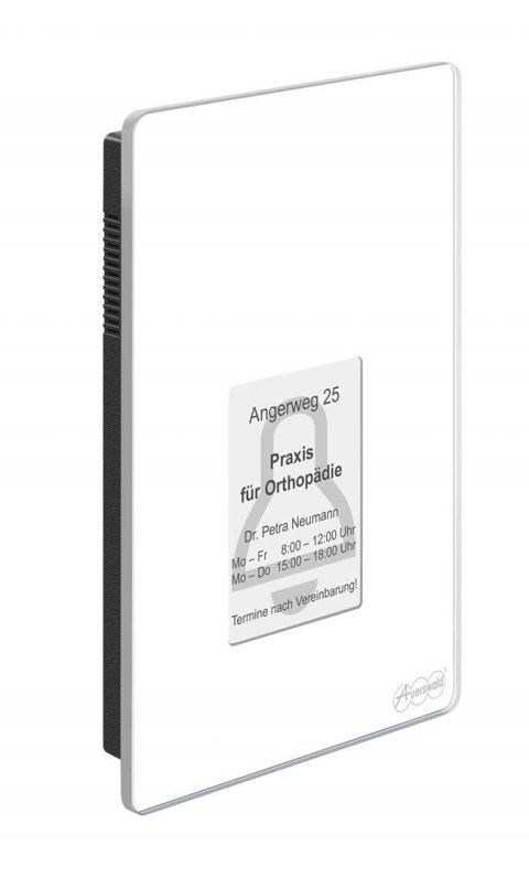 Terminal kontroli dostępu Auerswald TFS-Dialog 400 z czytnikiem linii papilarnych - biały