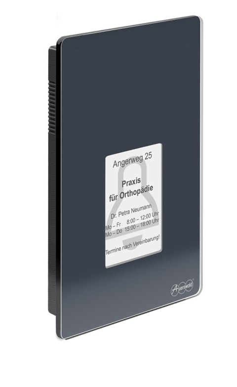 Terminal kontroli dostępu TFS-Dialog 400 z czytnikiem linii papilarnych - Antracyt