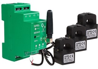 Monitor energii elektrycznej MEW-01/ANT SUPLA trójfazowy ZAMEL