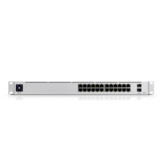 Ubiquiti UniFi USW-PRO-24 łącza sieciowe Zarządzany L2/L3 Gigabit Ethernet (10/100/1000) Srebrny