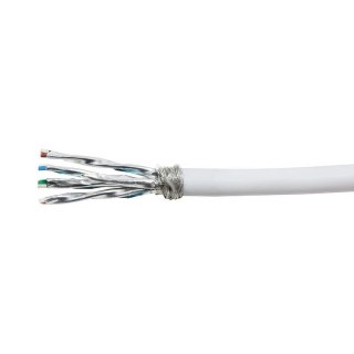 LogiLink PrimeLine - kabel - 100 metrów - biały
