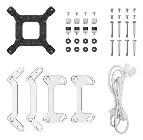 K Chłodnica Wasserkühlung Deepcool LM240 Biała