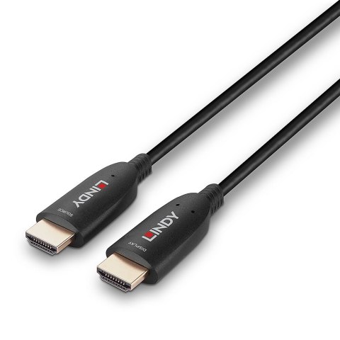 LINDY 40m Hybrydowy kabel światłowodowy HDMI 8K60