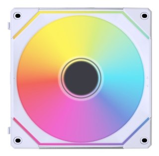 Wentylator Lian Li UNI FAN SL-INF 120 ARGB z odwróconymi łopatkami, 3-pak z kontrolerem - 120mm, biały