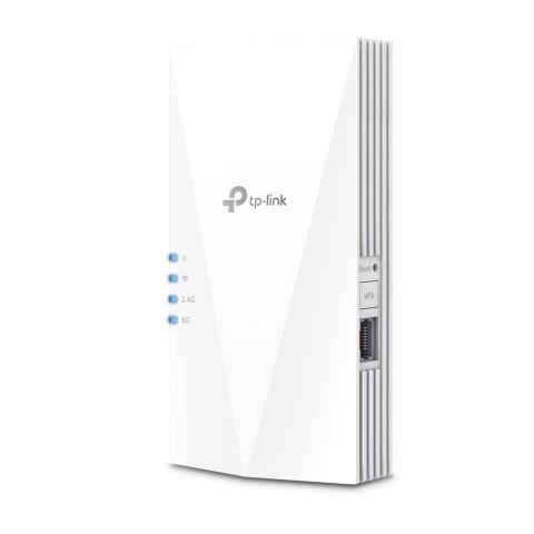 Wzmacniacz sygnału TP-Link AX3000 Wi-Fi 6, szybkość 574 Mb/s w paśmie 2,4 GHz + 2402 Mb/s w paśmie 5 GHz, spec: 2 anteny wewnętr