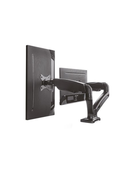 ICY BOX IB-MS304-T, Podstawka pod monitor z podstawą montowaną na biurku, na dwa ekrany, rozmiar do 27'' | Raidsonic