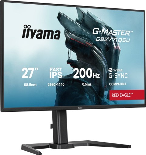 Monitor iiyama G-Master GB2771QSU-B1 27" Fast-IP - Płaski ekran