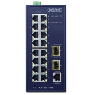 Planet IP30 Industrial L2/L4 16-Port