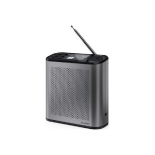 Przenośne radio cyfrowe Sharp OSAKA DR-P530(GY) z portem USB, łącznością Bluetooth i radiem FM