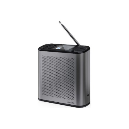 Przenośne radio cyfrowe Sharp OSAKA DR-P530(GY) z portem USB, łącznością Bluetooth i radiem FM