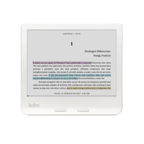 Rakuten Kobo Libra Colour czytnik e-booków Ekran dotykowy 32 GB Wi-Fi Biały