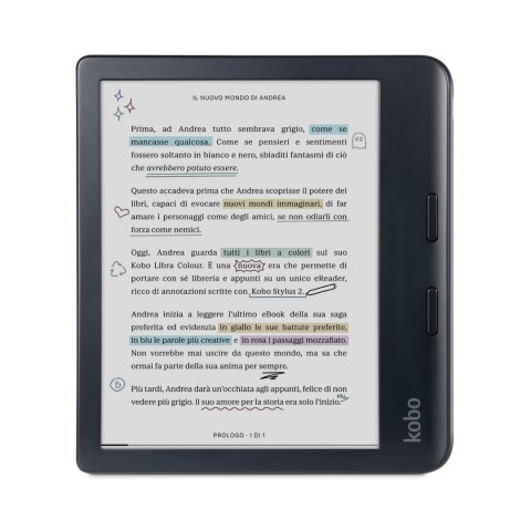 Rakuten Kobo Libra Colour czytnik e-booków Ekran dotykowy 32 GB Wi-Fi Czarny