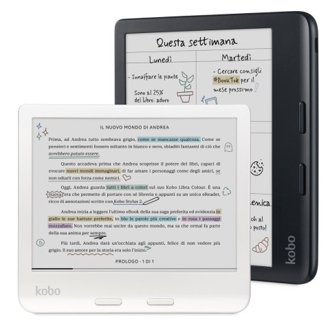 Rakuten Kobo Libra Colour czytnik e-booków Ekran dotykowy 32 GB Wi-Fi Czarny