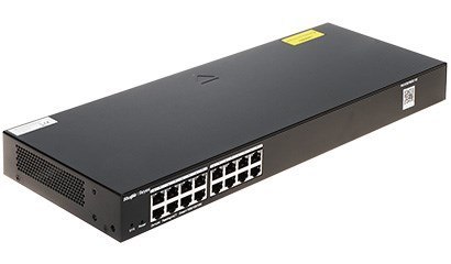 Ruijie Networks RG-ES200 Zarządzany L2 Gigabit Ethernet (10/100/1000) Montaż na biurku/ścianie Czarny