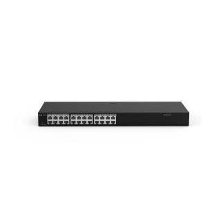 Ruijie Networks RG-ES224GC-V2 łącza sieciowe Zarządzany Gigabit Ethernet (10/100/1000) Czarny