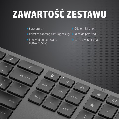 Klawiatura HP Dual Mode 975 - podświetlana