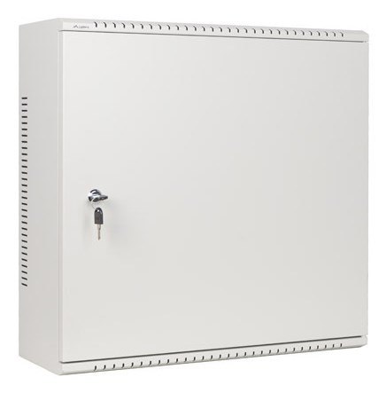 SZAFA INSTALACYJNA RACK WISZĄCA 19" 6U+3U 540X200 NISKOPROFILOWA SZARA LANBERG (ZŁOŻONA)