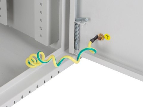 SZAFA INSTALACYJNA RACK WISZĄCA 19" 6U+3U 540X200 NISKOPROFILOWA SZARA LANBERG (ZŁOŻONA)