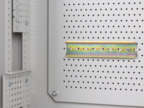 SZAFA INSTALACYJNA RACK WISZĄCA 19" 6U+3U 540X200 NISKOPROFILOWA SZARA LANBERG (ZŁOŻONA)