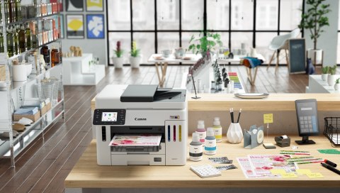 Drukarka Canon MAXIFY GX 7150, Atramentowy, Druk kolorowy, 600 x 1200 DPI, A4, Druk bezpośredni, Biały