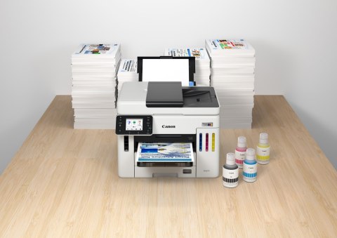 Drukarka Canon MAXIFY GX 7150, Atramentowy, Druk kolorowy, 600 x 1200 DPI, A4, Druk bezpośredni, Biały