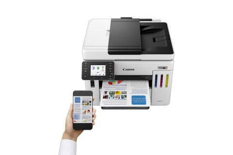 Drukarka Canon MAXIFY GX 7150, Atramentowy, Druk kolorowy, 600 x 1200 DPI, A4, Druk bezpośredni, Biały