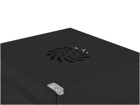 LANBERG SZAFA WISZĄCA 10" 12U (280X310, CZARNA) drzwi stalowe