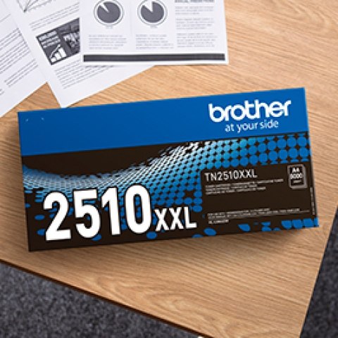 Toner Brother TN2510XXL - Ultra High Yield - oryginalny - Pudełko