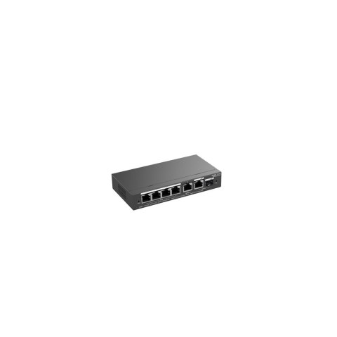 Ruijie Networks RG-ES206GS-P łącza sieciowe Zarządzany L2 Gigabit Ethernet (10/100/1000) Obsługa PoE Czarny