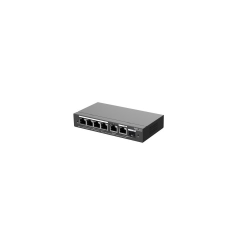 Ruijie Networks RG-ES206GS-P łącza sieciowe Zarządzany L2 Gigabit Ethernet (10/100/1000) Obsługa PoE Czarny