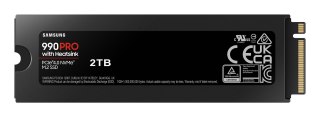 Samsung 990 PRO 2 TB M.2 PCI Express 4.0 NVMe V-NAND MLC