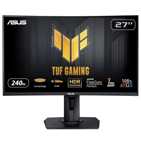 ASUS TUF Gaming VG27VQM 68,6 cm (27") 1920 x 1080 px Full HD LED Czarny