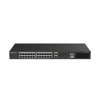 Ruijie Networks RG-ES228GS-P łącza sieciowe Zarządzany Gigabit Ethernet (10/100/1000) Obsługa PoE Czarny