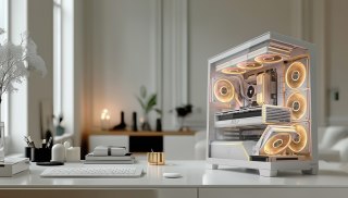 MODECOM OBUDOWA VOLCANO STELLAR PLUS ARGB MIDI 5F WHITE