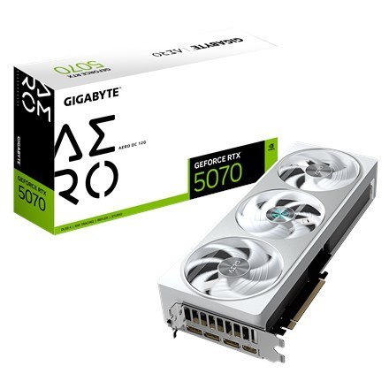 GIGABYTE GeForce RTX 5070 AERO OC 12G NVIDIA 12 GB GDDR7