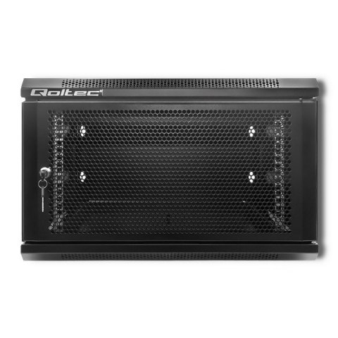 Qoltec Szafa RACK 19" | 6U | 600 x 370 x 600 | Perforowane drzwi | Wisząca