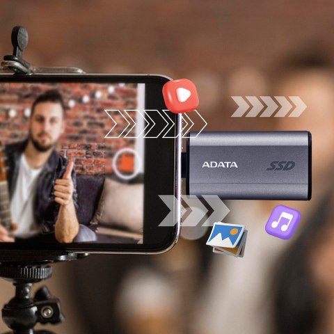 Adata Zewnętrzny dysk SSD SC750 500G USB3.2C 1050/1000 MB/s