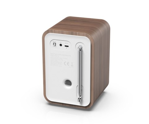 Denver DAB-48WHITE Osobisty Cyfrowy Biały, Drewno