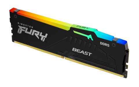 Kingston Technology FURY Beast RGB moduł pamięci 16 GB 1 x 16 GB DDR5 5200 MT/s
