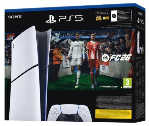 Konsola Sony PlayStation 5 Digital 825GB + EA Sports FC26