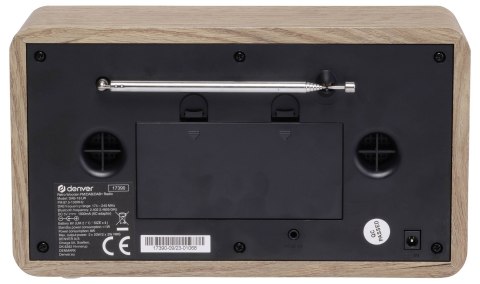 Radio retro Denver DAB-18 ligh wood
