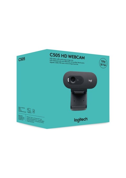 Logitech C505 kamera internetowa 1280 x 720 px USB Czarny
