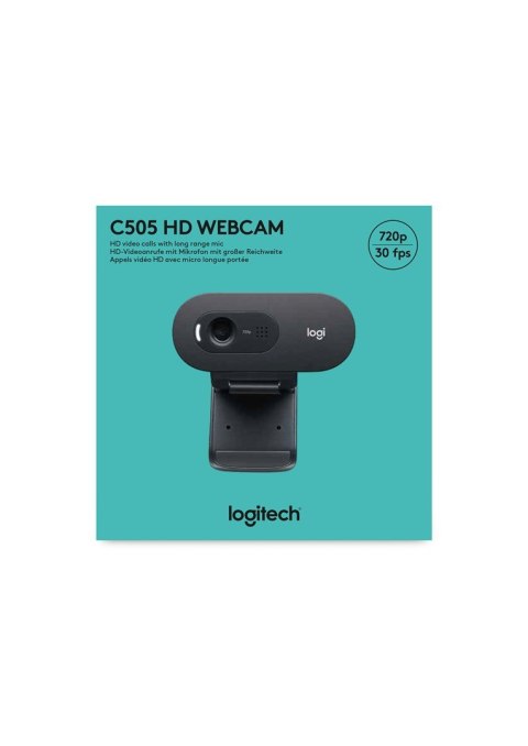 Logitech C505 kamera internetowa 1280 x 720 px USB Czarny