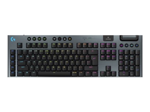 Logitech G G915 X LIGHTSPEED klawiatura Gaming USB + RF Wireless + Bluetooth QWERTY Amerykański międzynarodowy Czarny