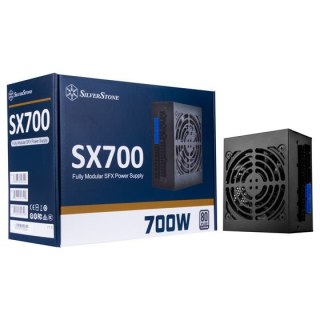 Silverstone SX700-PT moduł zasilaczy 700 W 20+4 pin ATX SFX Czarny